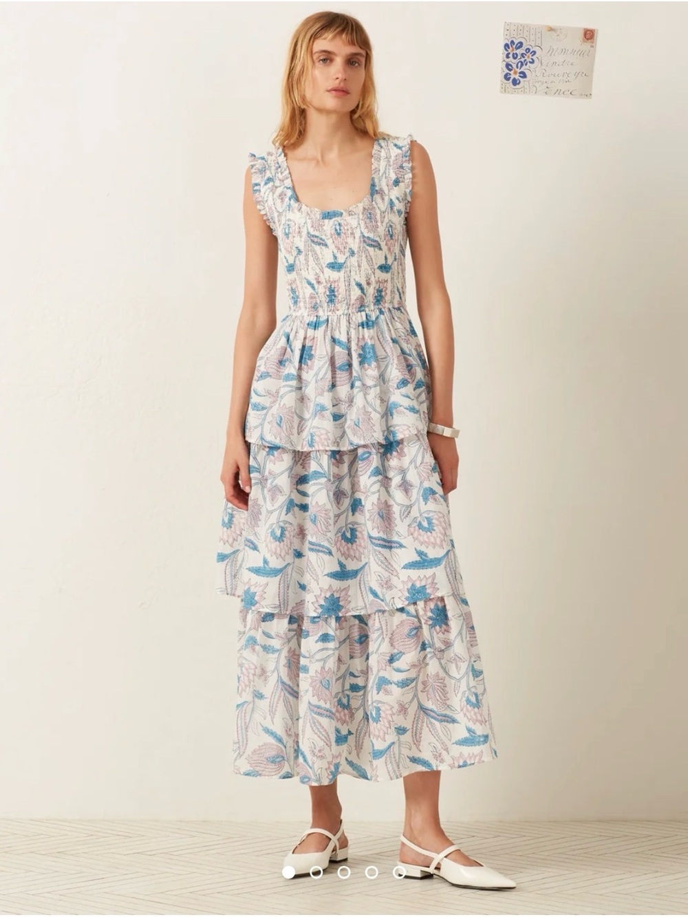 Alix of Bohemia Erin Blue Valentine Dress, Size S, Worn Once, Originally $690